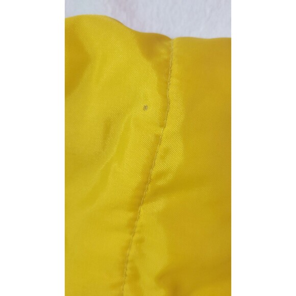 Sparkly Glitter Yellow Playboy Puffer Jacket Glitter Logos Retro Size Medium - Picture 9 of 12